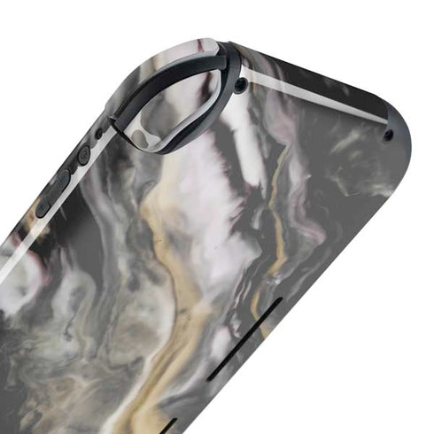 Gold Blush Marble Ink Nintendo Switch Lite Skin